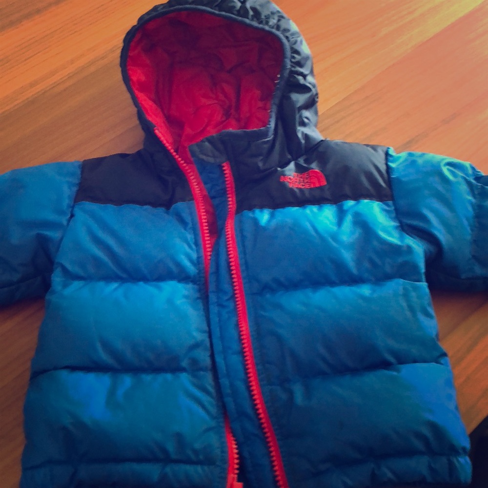 North face winter coat 12-18 month